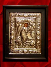 Sf Ioan Botezatorul, icoana argint